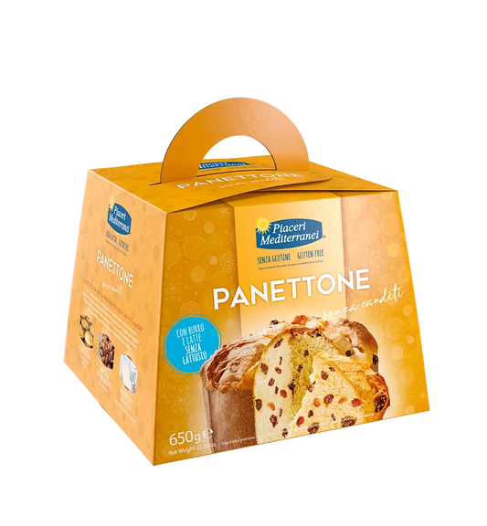 Panettone Senza Canditi Gluten Free 650g