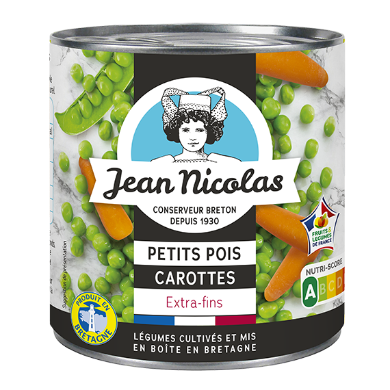 JEAN NICOLAS PETITS POIS CAROTTES 425ml