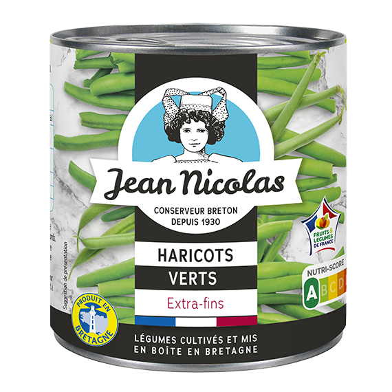 JEAN NICOLAS HARICOTS VERTS TRÈS FINS 400ml