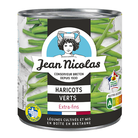 JEAN NICOLAS HARICOTS VERTS TRÈS FINS 400ml