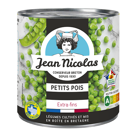 JEAN NICOLAS PETITS POIS FINS  425ml