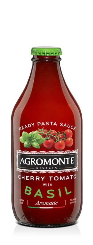 Sauce tomate cerise avec basilic 320ml