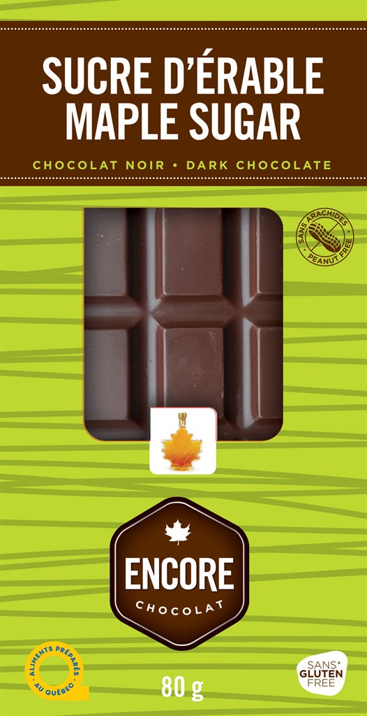 CHOCOLAT ENCORE NOIR 70% ÉRABLE 80G