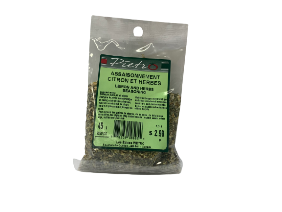 Lemon and herbs seasoning 45g