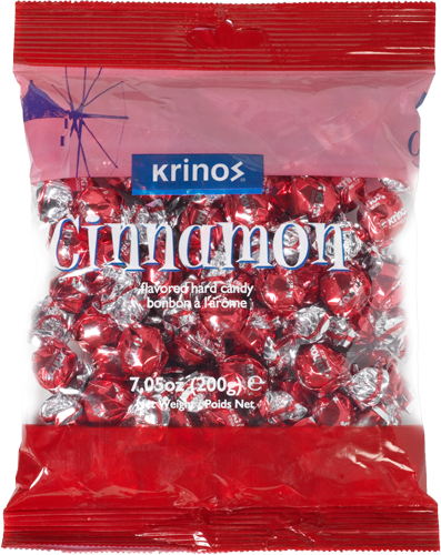 Cinnamon flavoured hard candy 200g
