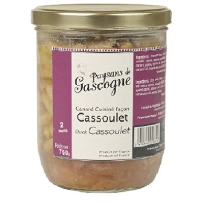 100% DUCK CASSOULET – COOKING IN THE CASSOULET STYLE 760G – Gascon Farmers