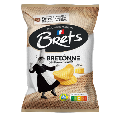 Salted butter crisps 125g