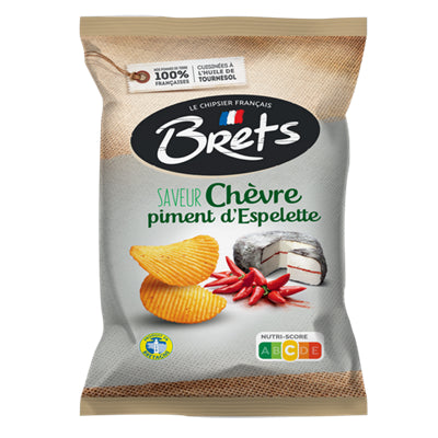 Espelette chilli goat cheese crisps 125g