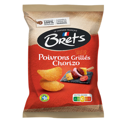 Crisps roasted peppers chorizo 125g