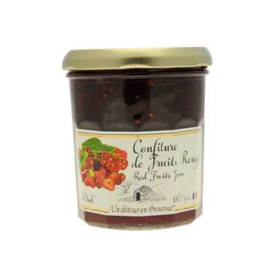 Confiture de fruits rouges 370g