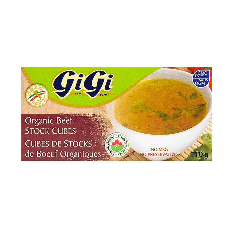 CUBES DE BOUILLON BOEUF BIO 110G – GIGI