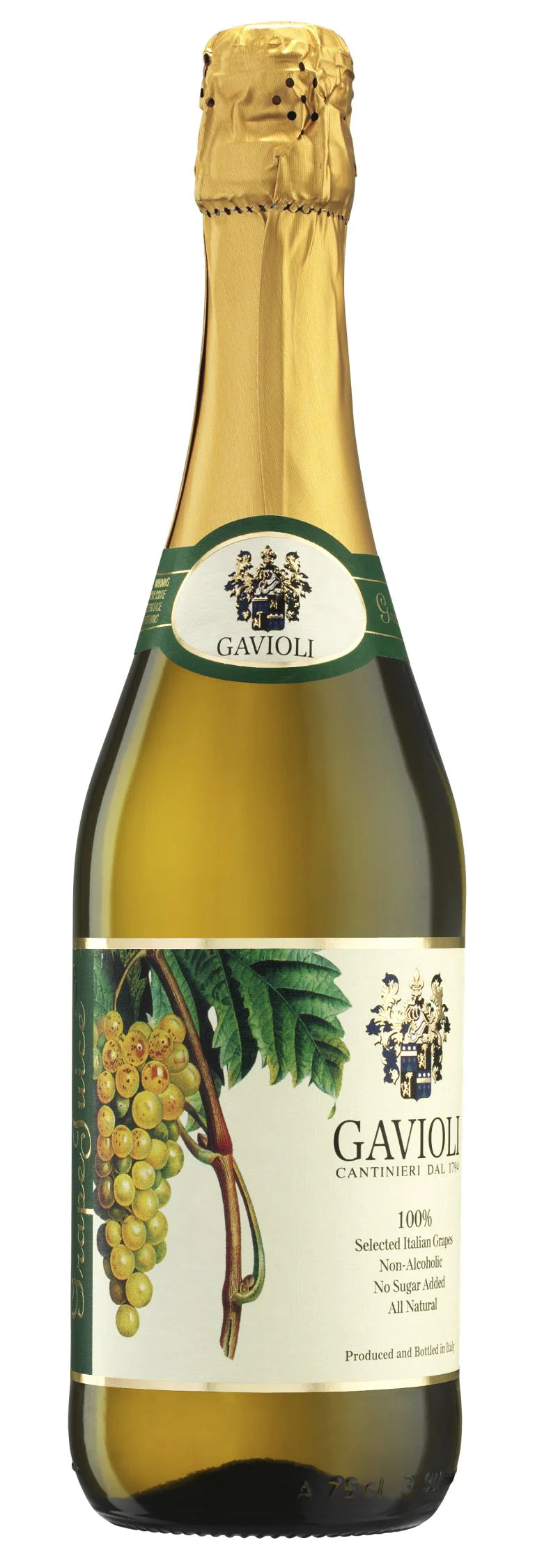 Sparkling white grape juice 750ml