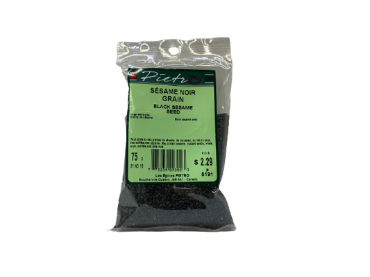 Sésame noir grain 75g