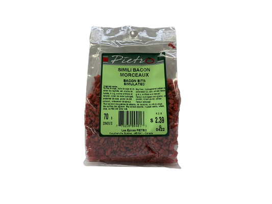 Simili bacon morceaux 70g