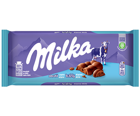 Milka alpine milk bubbles 90g