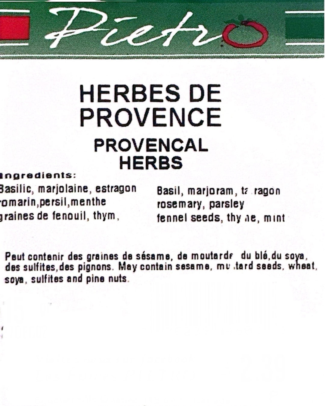 Herbes de Provence 15g