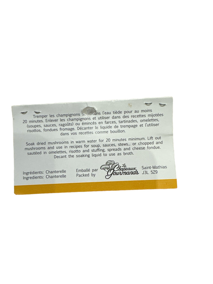 Chanterelle séchés 25g