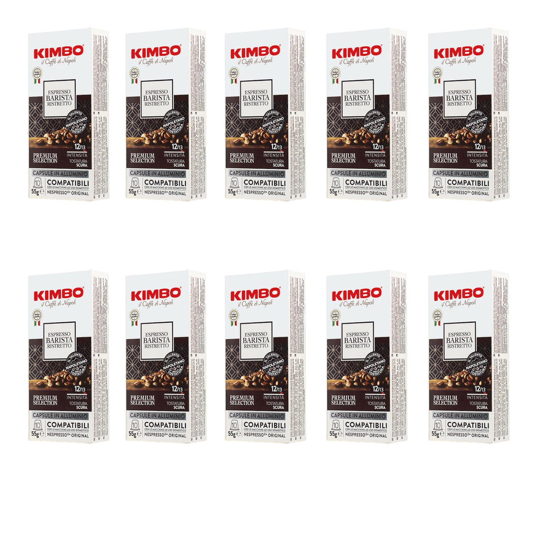 Nespresso Espresso Barista Ristretto 10 fois 10 X 5.5g = 55g  (100 Capsules)
