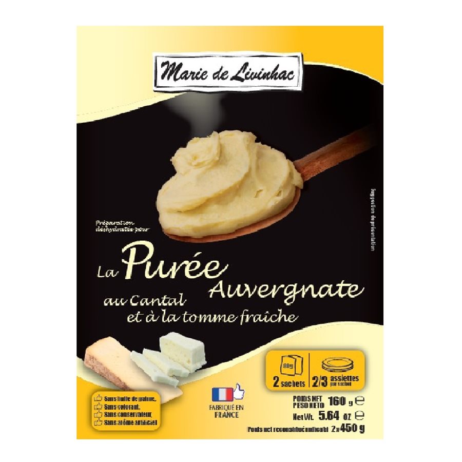 AUVERGNATE PUREE 2/3 PEOPLE 160g