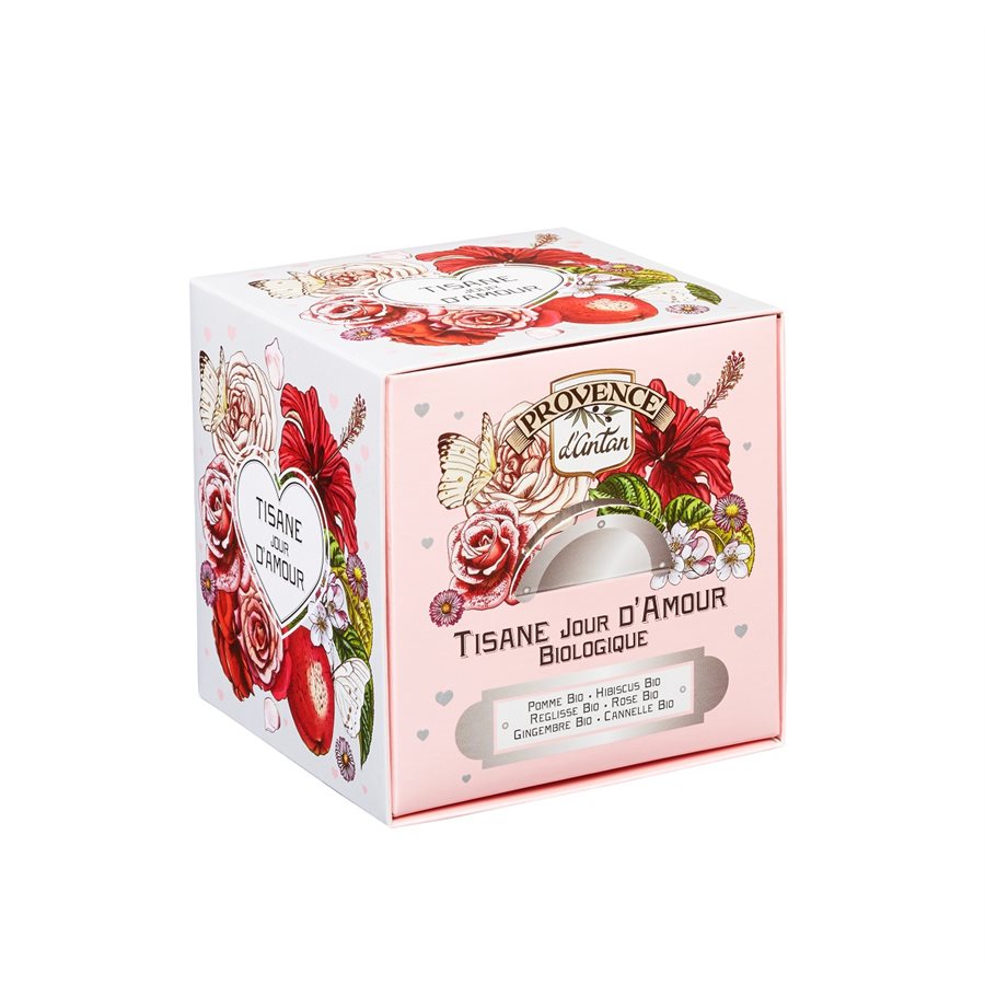 TISANE JOUR D'AMOUR BIO - CUBE RECHARGE 24 sachets