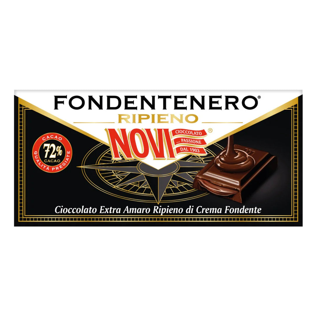 Novi Chocolat Fondentenero Noir Fourrè 100g