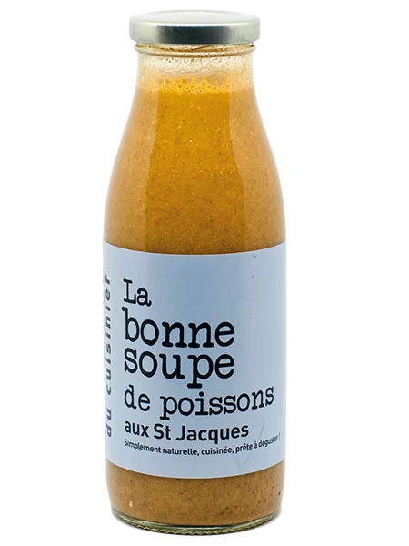 SOUPE POISSONS AUX ST-JACQUES 500ML