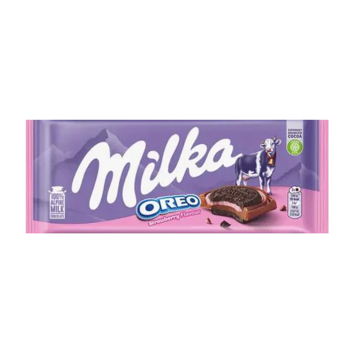 Milka Oreo Fraise 92 g