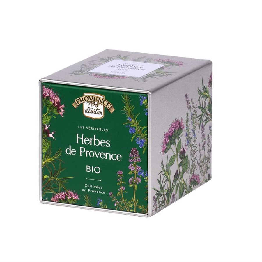 HERBES DE PROVENCE CUBE MÉTAL BIO 40G