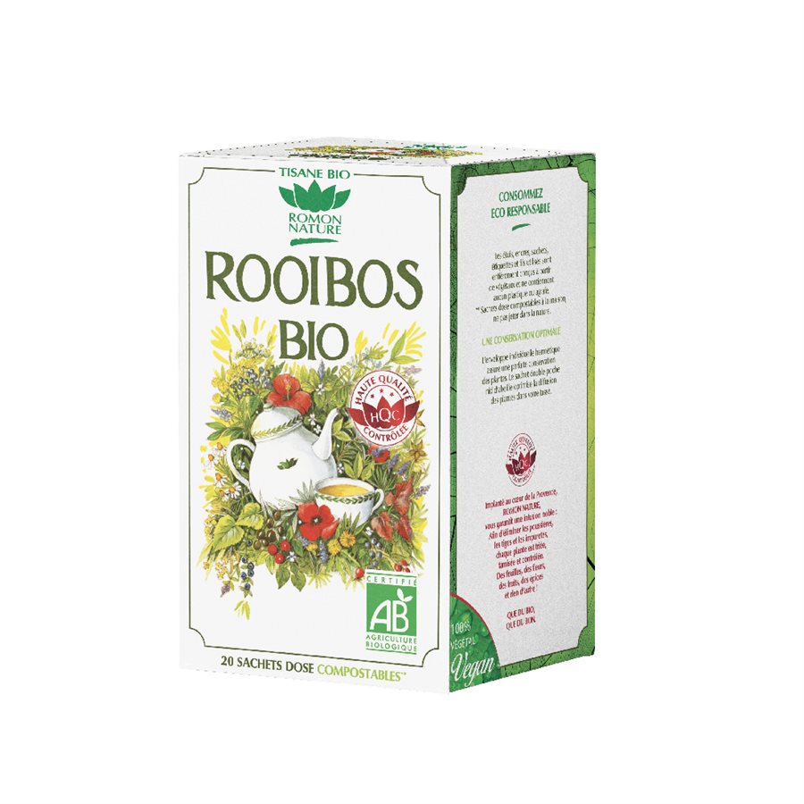 ORGANIC ROMON ROOIBOS TISANE 18 bags