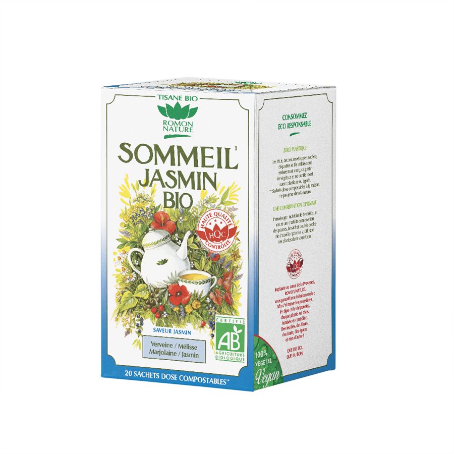 ROMON SLEEP JASMINE ORGANIC HERBAL TEA 20 bags