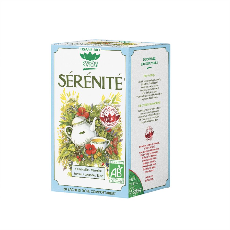 ROMON SERENITY ORGANIC HERBAL TEA 20 bags