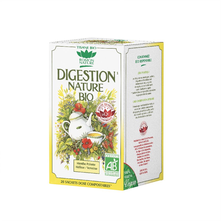 ROMON DIGESTION NATURE ORGANIC HERBAL TEA 20 bags