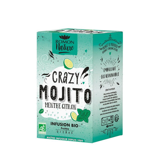 ORGANIC CRAZY MOJITO INFUSION 16 bags