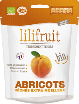 FRUITS LILIFRUIT ORGANIC APRICOTS 150G