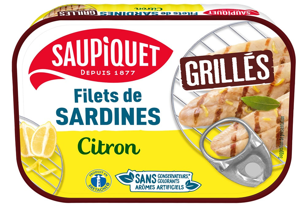 GRILLED SARDINE FILLETS LEMON 70G