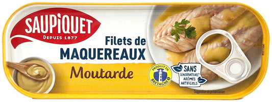 Mackerel fillets mustard 169g
