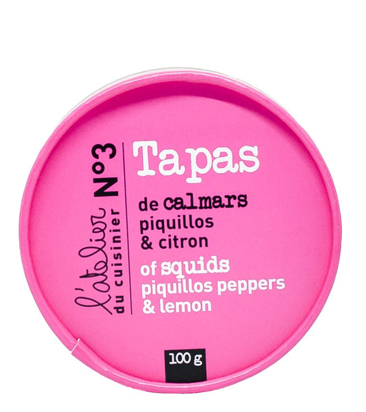 TAPAS L'ATELIER CALMAR PIQUILLOS CITRON 100G