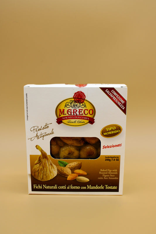 Figues Naturelles Cuites au Four avec Amandes Torréfiées. 200g