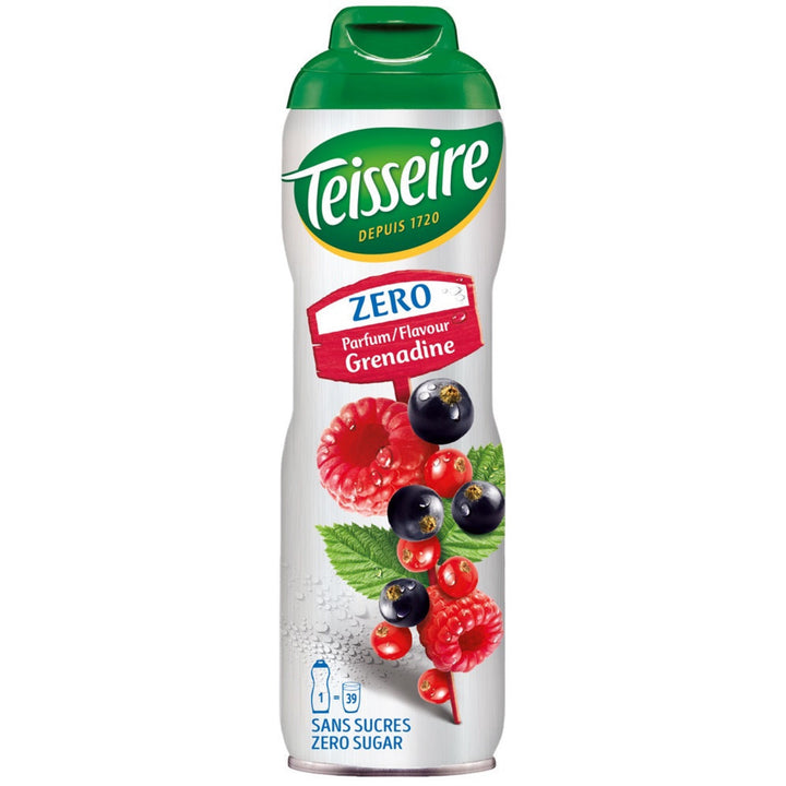 TEISSEIRE SYRUP 0% Sugar Free GRENADINE 600ML