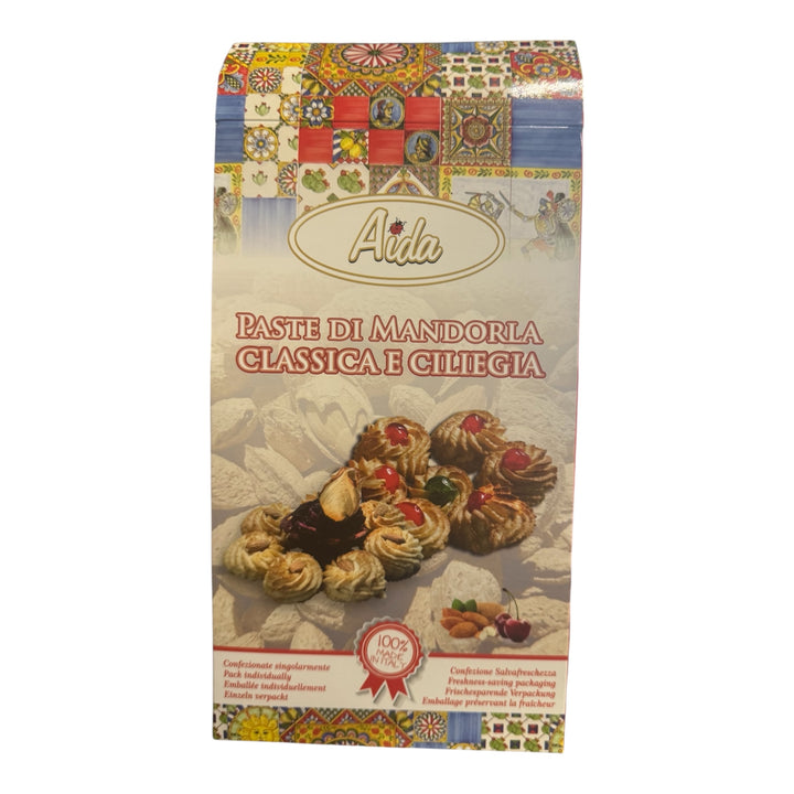 Small artisanal biscuits with almonds and candied cherries 200g