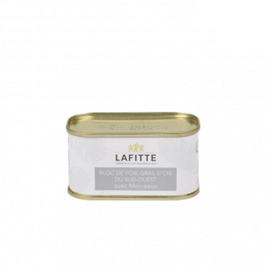 BLOC DE FOIE GRAS D’OIE 130G – Lafitte