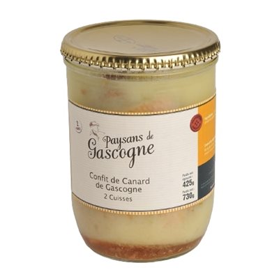 CONFIT DE CANARD DE GASCOGNE 2 CUISSES