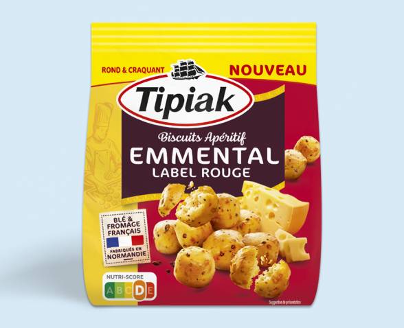 Bouchées à l’Emmental Label Rouge  60g  Tipiak