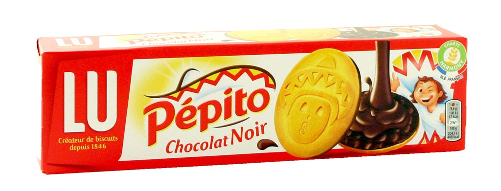 BISCUITS LU PÉPITO CHOCOLAT NOIR 192G