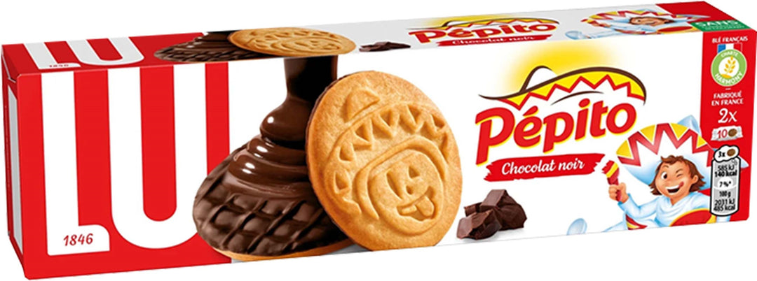 BISCUITS LU PÉPITO CHOCOLAT NOIR 192G