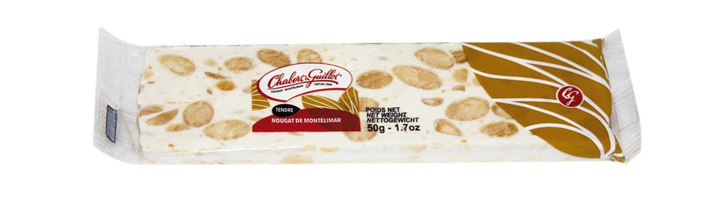 NOUGAT TENDRE 30% AMANDE  50G