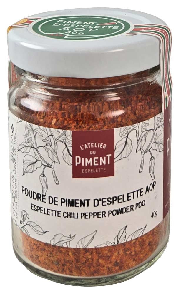 PIMENT D'ESPELETTE EN POUDRE 40G