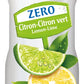 TEISSEIRE SYRUP 0% Sugar Free LEMON &amp; LEMON LIME 600ML