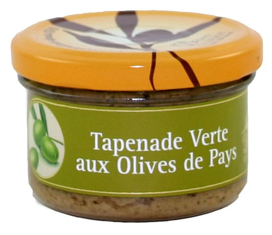 LUBERON SAUCE TAPENADE GREEN OLIVES 90G