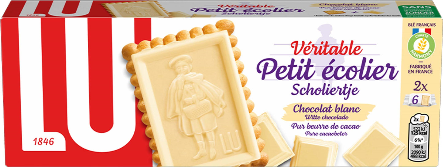 LU LITTLE SCHOOL WHITE CHOCOLATE COOKIES 150G